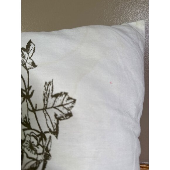 Set Of 2 Vintage Bird Embroidered Throw Pillows Nature-Themed  Orange Gray - Picture 11 of 15